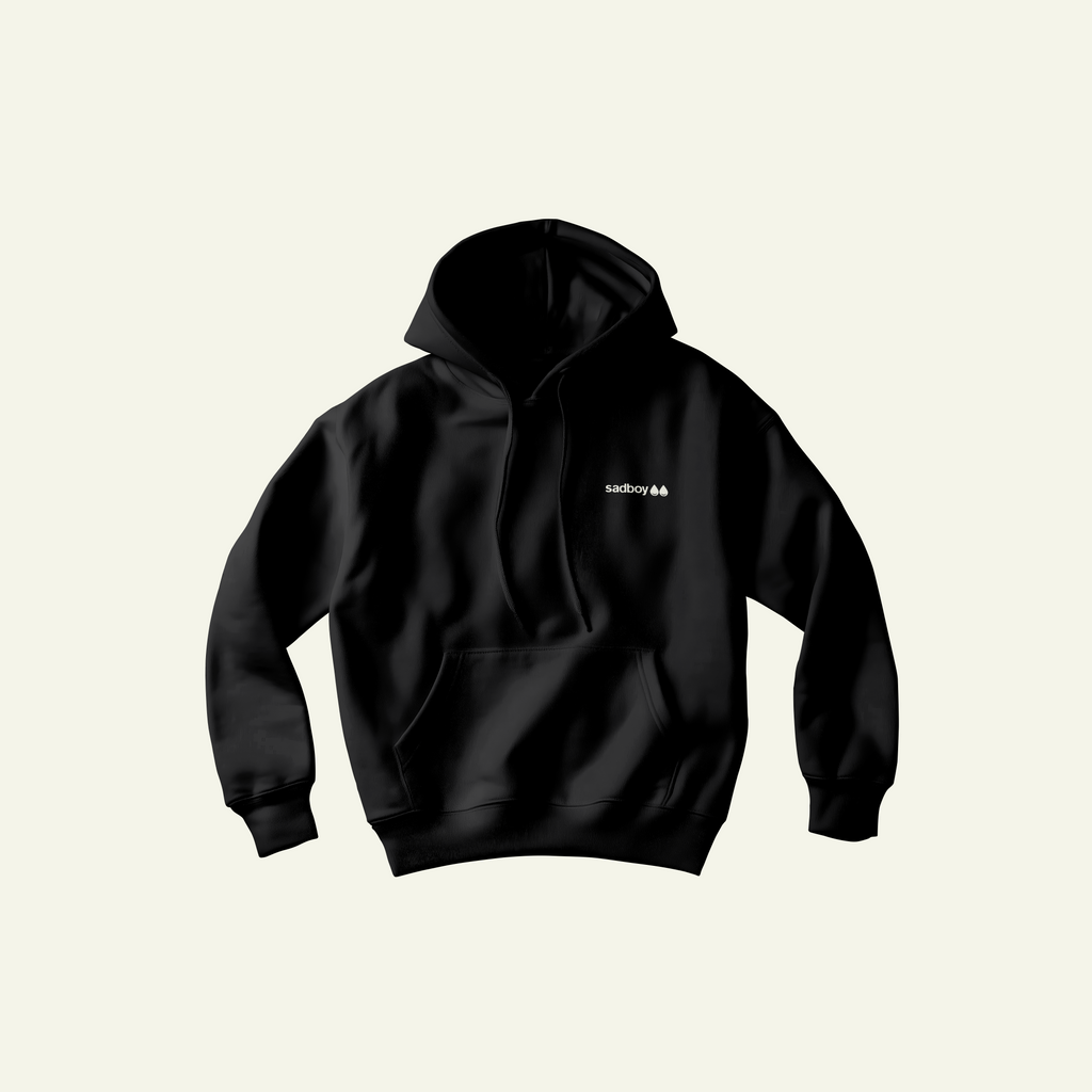 The Restore Hoodie black product comp