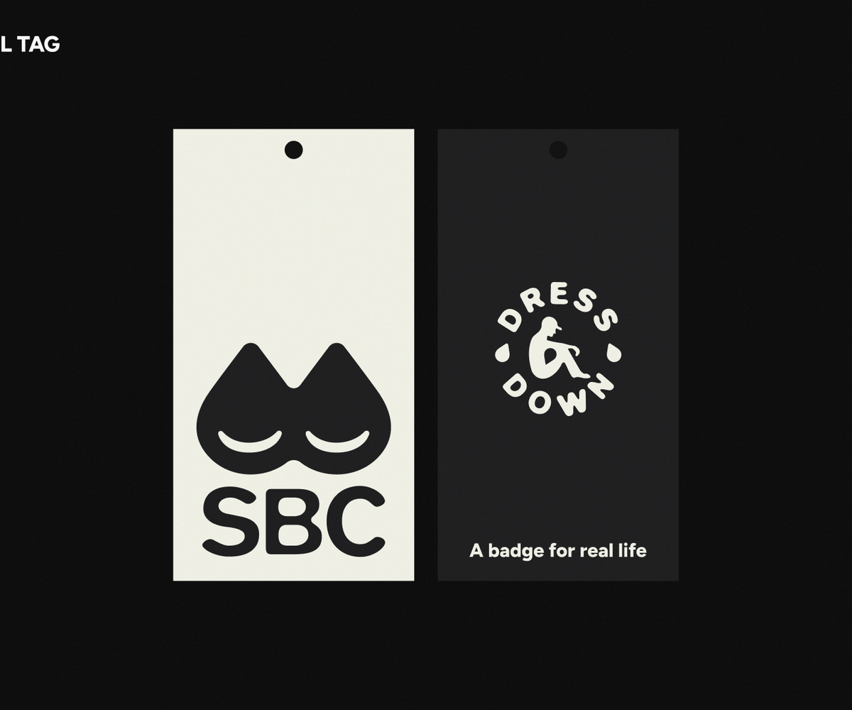 Sad Boy Club swing tag detail